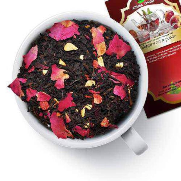 Чай чёрный «Бергамот и Роза»