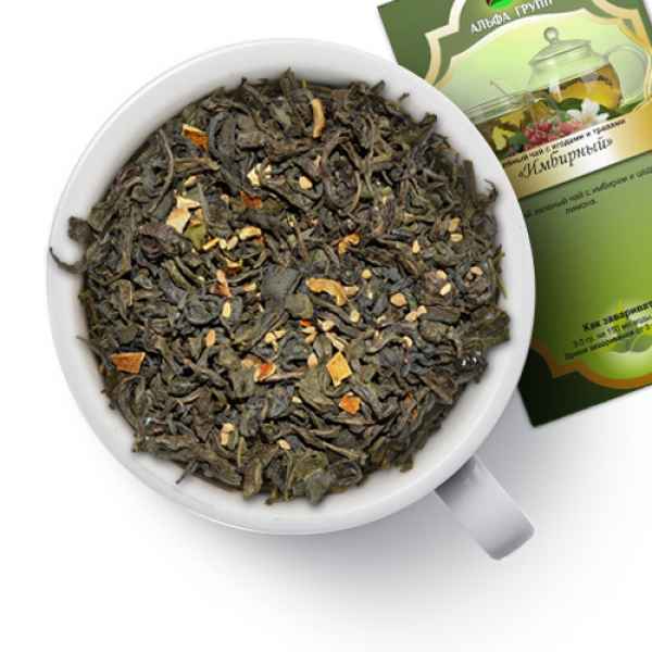 Чай зелёный «Имбирный»
