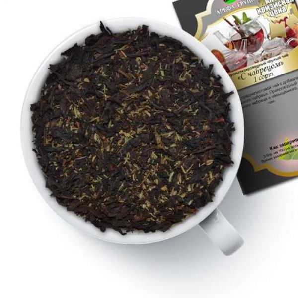 Чай чёрный «С чабрецом» (1 сорт)