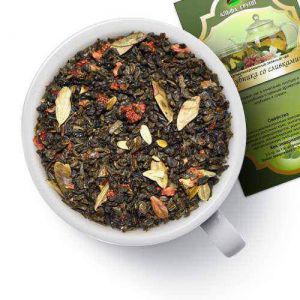 Чай зелёный «Клубника со сливками»